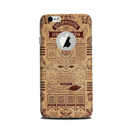 Hogwarts Mobile Back Case for iPhone 6 Plus / 6s Plus Logo Cut(Design - 304)