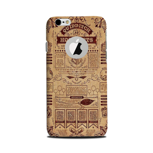 Hogwarts Mobile Back Case for iPhone 6 Plus / 6s Plus Logo Cut  (Design - 304)