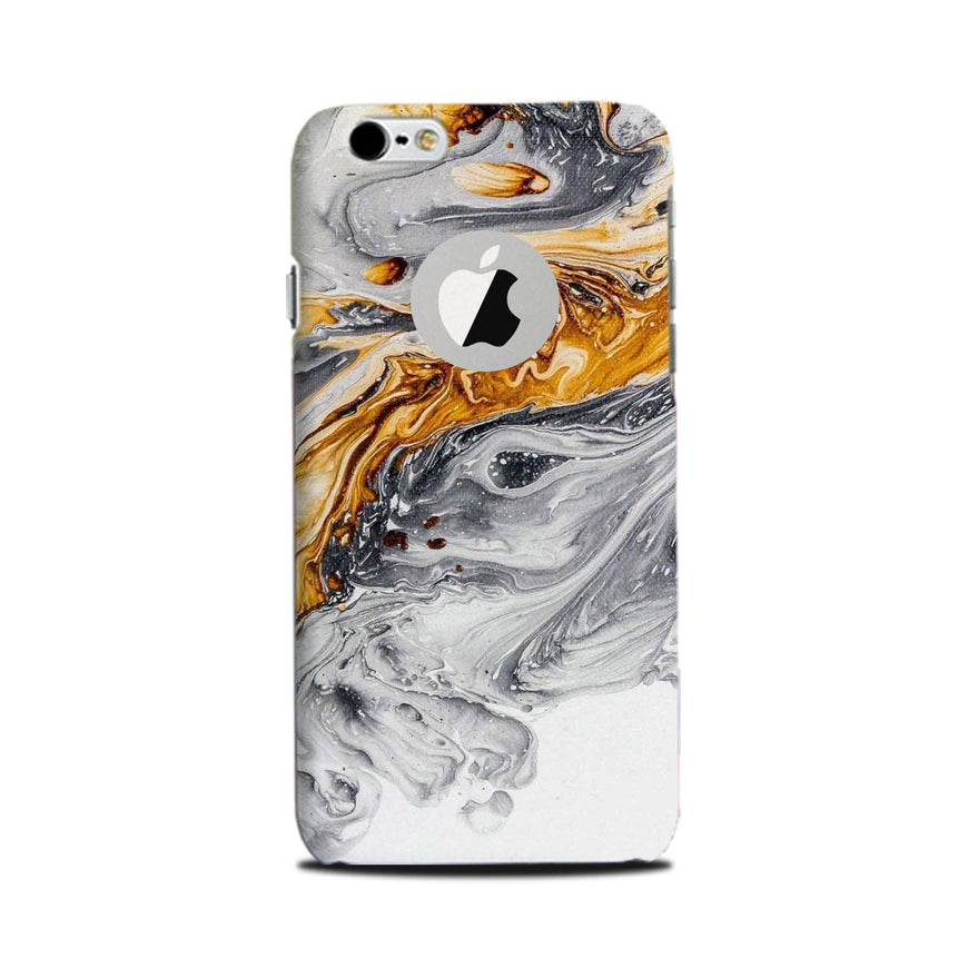 Marble Texture Mobile Back Case for iPhone 6 Plus / 6s Plus Logo Cut  (Design - 310)