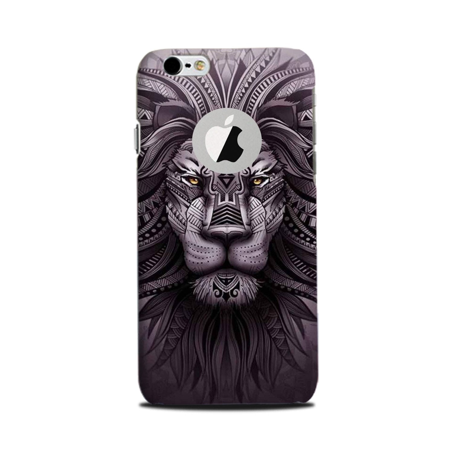 Lion Mobile Back Case for iPhone 6 Plus / 6s Plus Logo Cut(Design - 315)