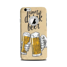 Drink Beer Mobile Back Case for iPhone 6 Plus / 6s Plus Logo Cut  (Design - 328)