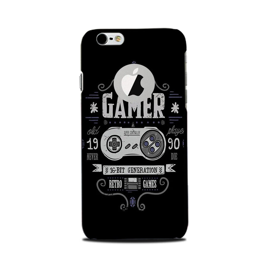 Gamer Mobile Back Case for iPhone 6 Plus / 6s Plus Logo Cut  (Design - 330)