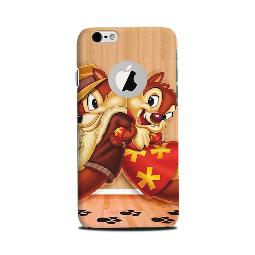 Chip n Dale Mobile Back Case for iPhone 6 Plus / 6s Plus Logo Cut  (Design - 335)