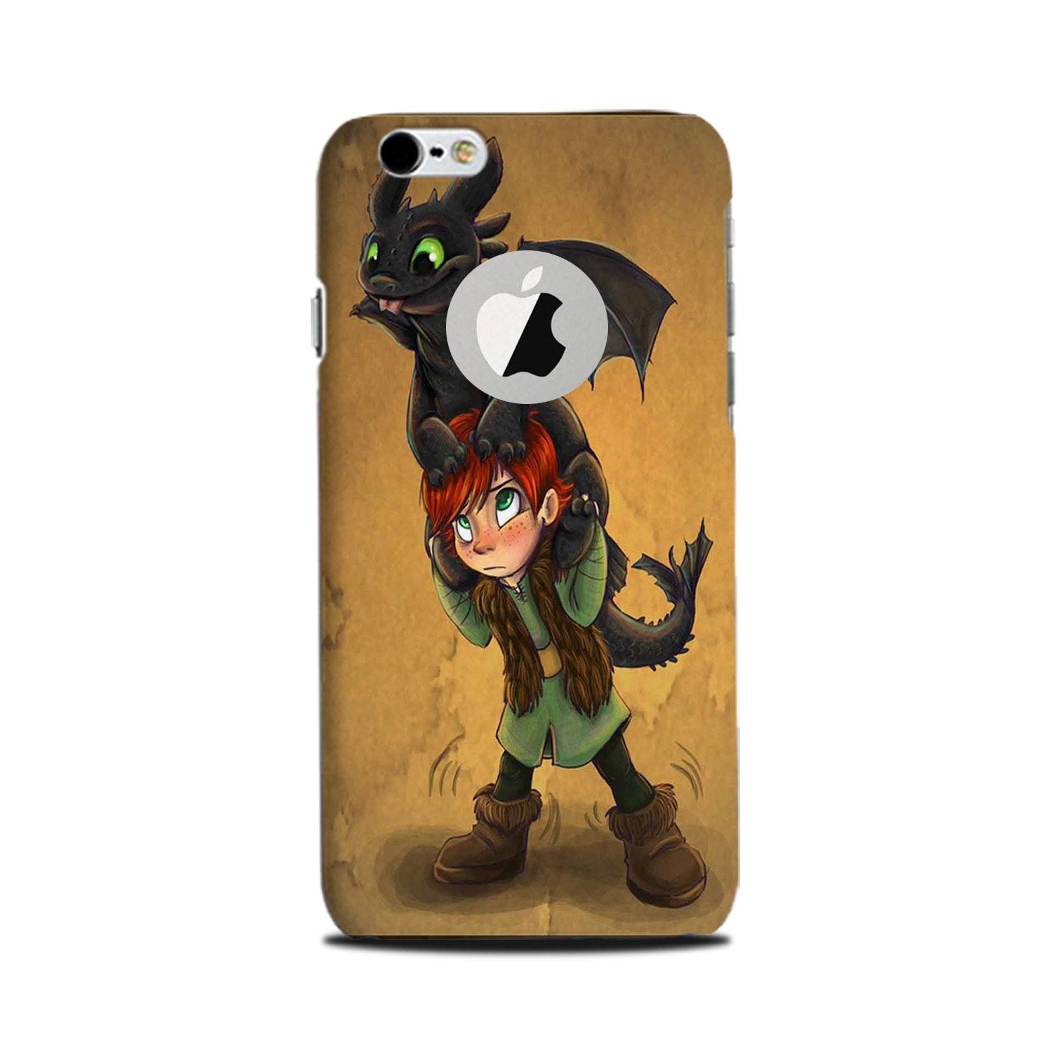 Dragon Mobile Back Case for iPhone 6 Plus / 6s Plus Logo Cut(Design - 336)
