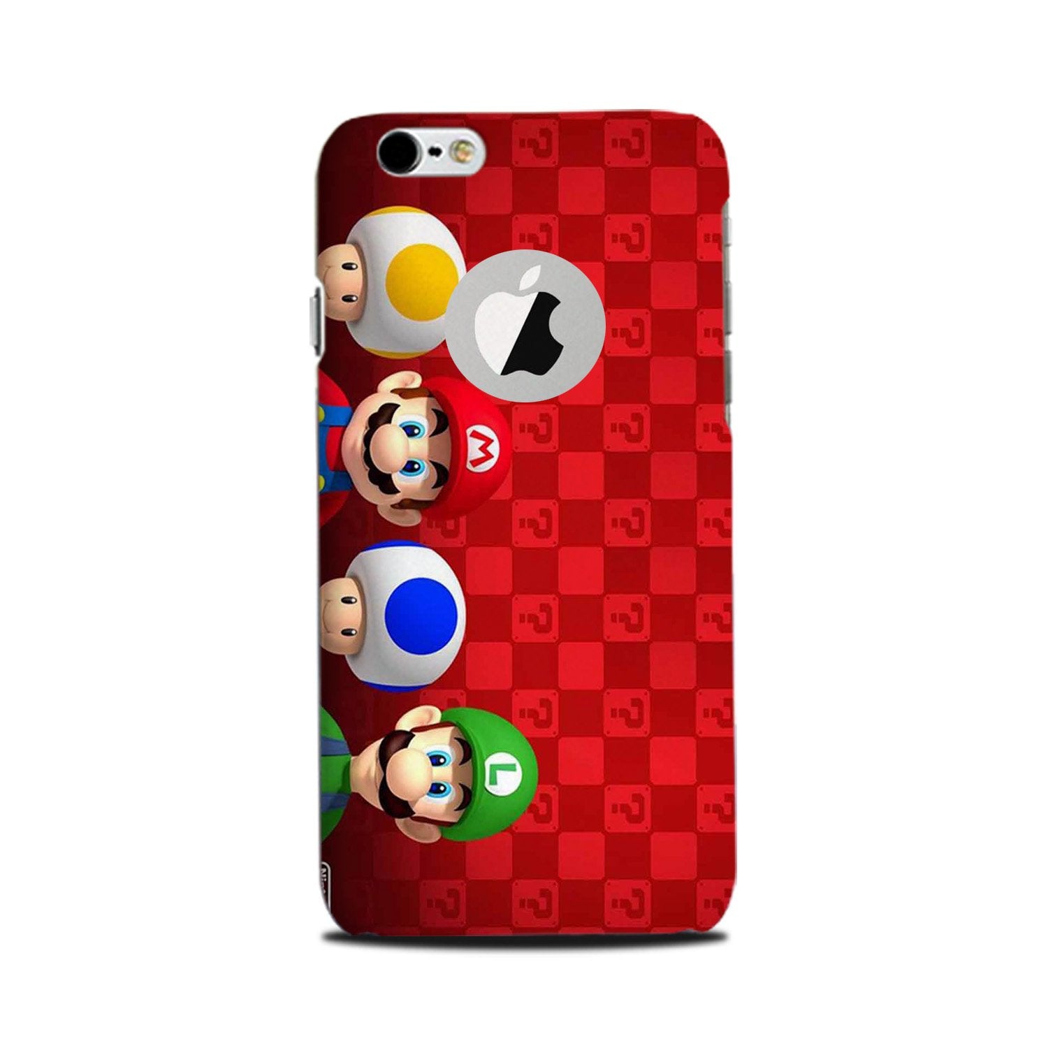 Mario Mobile Back Case for iPhone 6 Plus / 6s Plus Logo Cut  (Design - 337)