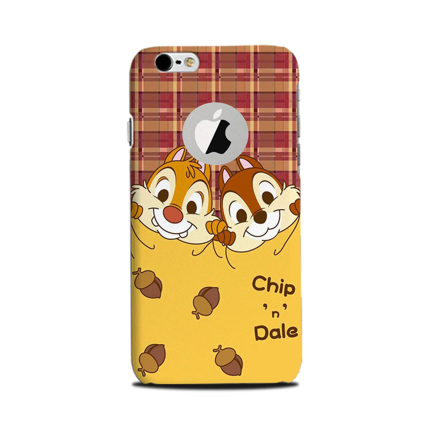 Chip n Dale Mobile Back Case for iPhone 6 Plus / 6s Plus Logo Cut  (Design - 342)