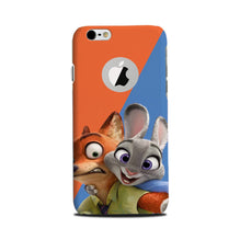 Cartoon Mobile Back Case for iPhone 6 Plus / 6s Plus Logo Cut  (Design - 346)