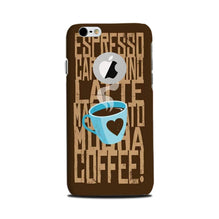 Love Coffee Mobile Back Case for iPhone 6 Plus / 6s Plus Logo Cut  (Design - 351)