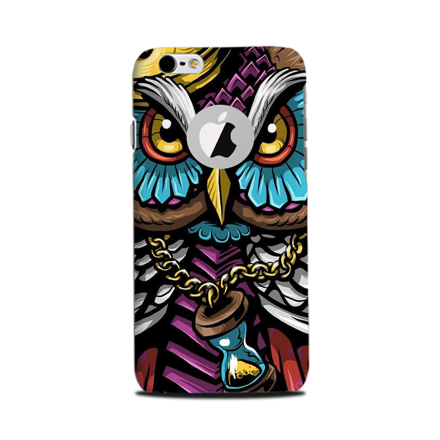 Owl Mobile Back Case for iPhone 6 Plus / 6s Plus Logo Cut  (Design - 359)