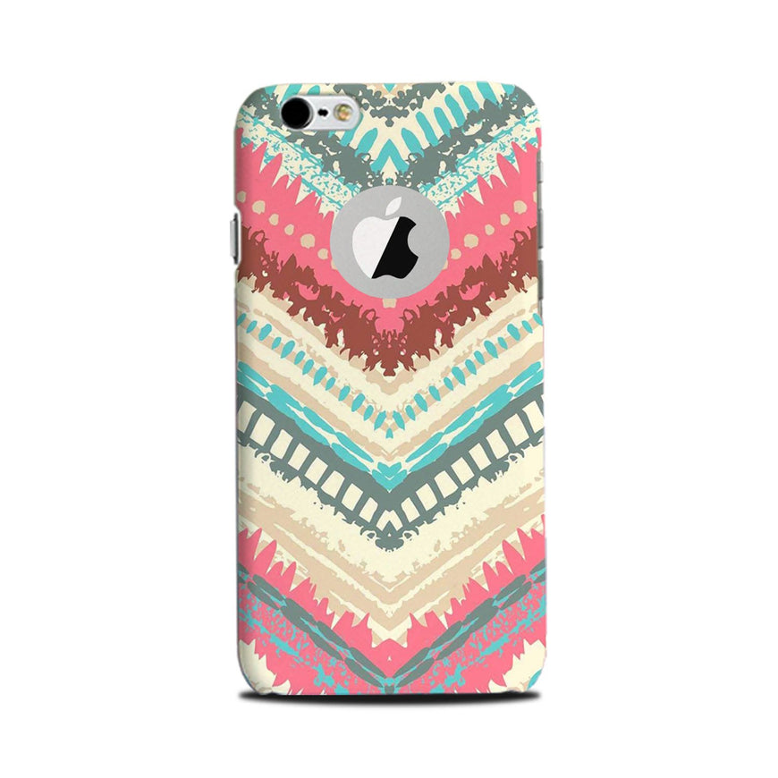 Pattern Mobile Back Case for iPhone 6 Plus / 6s Plus Logo Cut  (Design - 368)