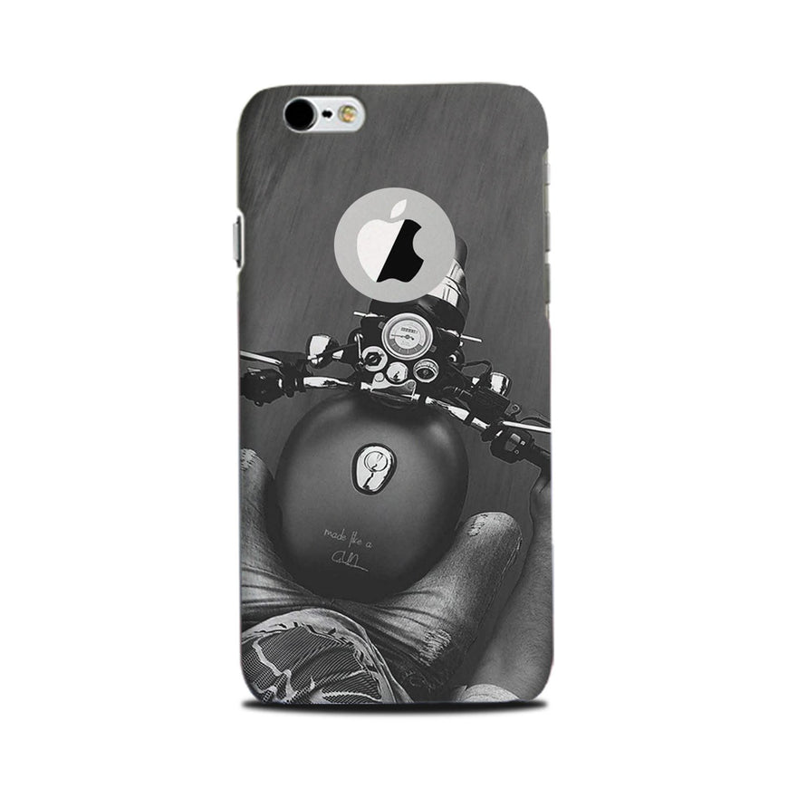Royal Enfield Mobile Back Case for iPhone 6 Plus / 6s Plus Logo Cut  (Design - 382)