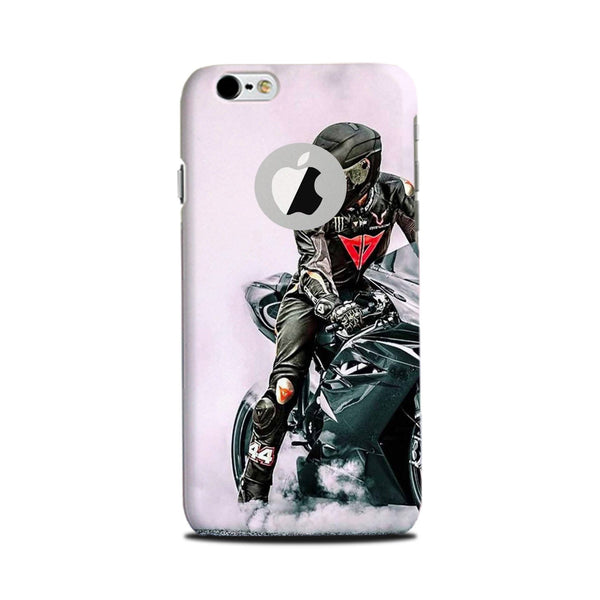 Biker Mobile Back Case for iPhone 6 Plus / 6s Plus Logo Cut  (Design - 383)