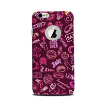 Party Theme Mobile Back Case for iPhone 6 Plus / 6s Plus Logo Cut  (Design - 392)