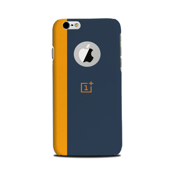 Oneplus Logo Mobile Back Case for iPhone 6 Plus / 6s Plus Logo Cut  (Design - 395)
