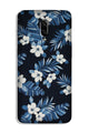 White flowers Blue Background2 Case for OnePlus 6T
