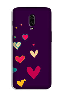 Purple Background Case for OnePlus 6T  (Design - 107)