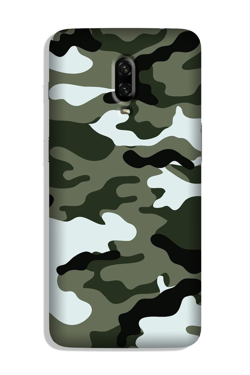 Army Camouflage Case for OnePlus 6T  (Design - 108)