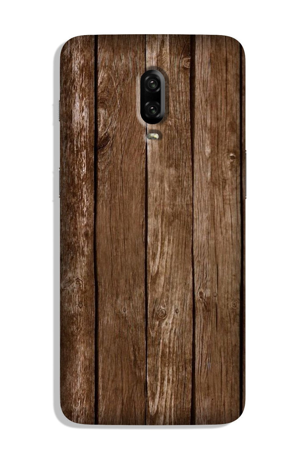 Wooden Look Case for OnePlus 6T(Design - 112)