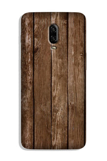 Wooden Look Case for OnePlus 6T  (Design - 112)