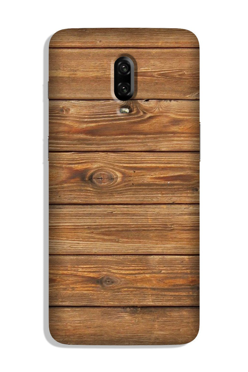 Wooden Look Case for OnePlus 6T  (Design - 113)