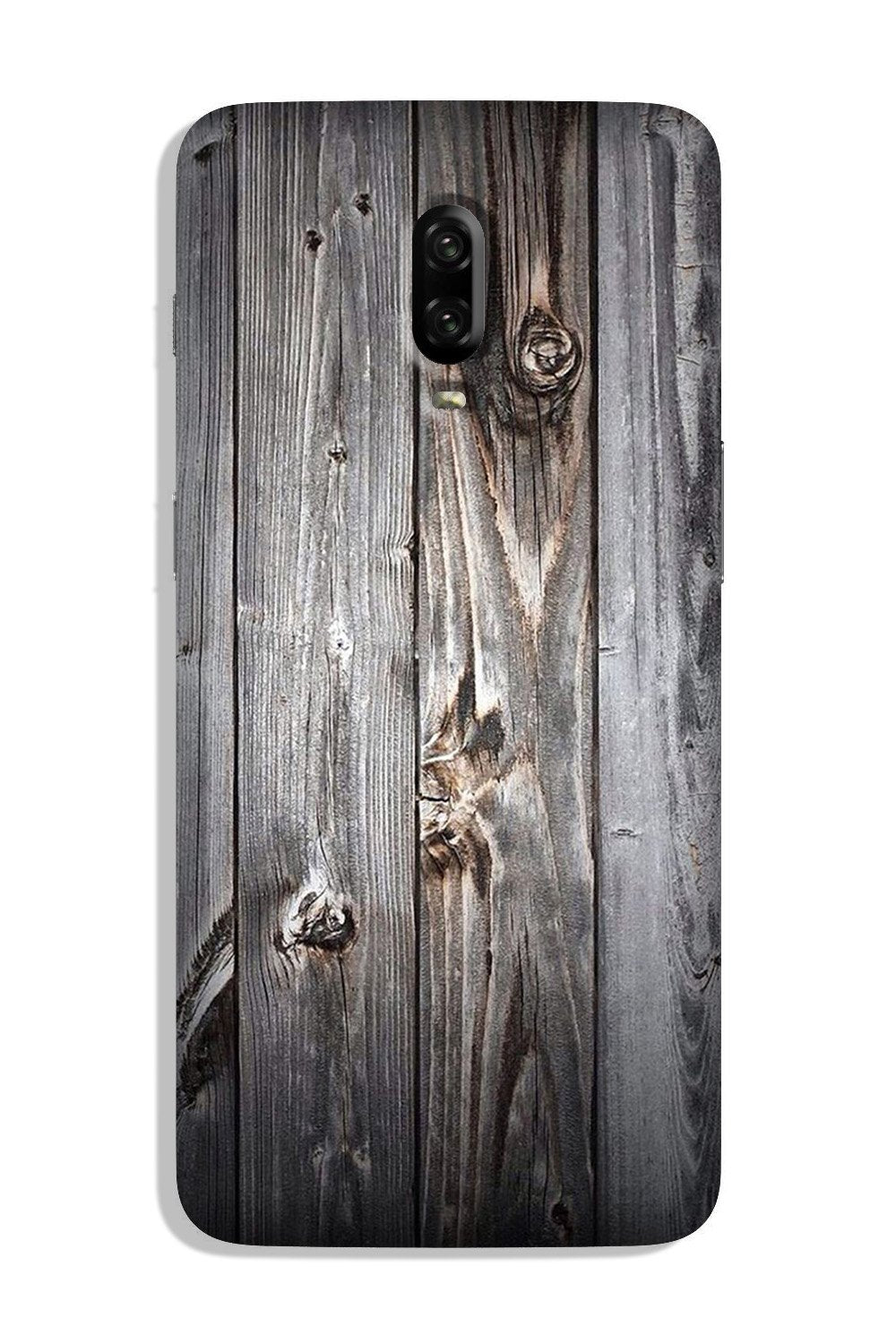 Wooden Look Case for OnePlus 6T  (Design - 114)