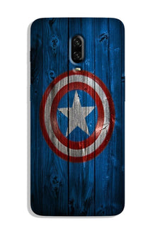Captain America Superhero Case for OnePlus 6T  (Design - 118)