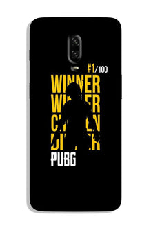 Pubg Winner Winner Case for OnePlus 6T  (Design - 177)