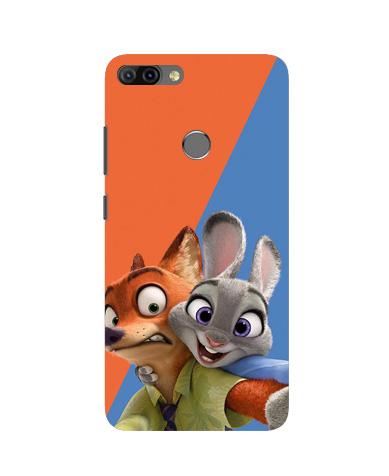 Cartoon Mobile Back Case for Infinix Hot 6 Pro (Design - 346)