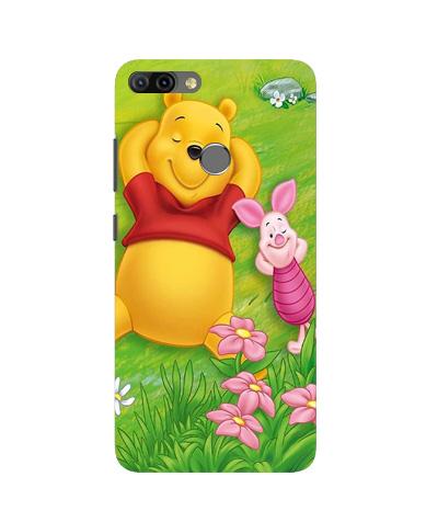 Winnie The Pooh Mobile Back Case for Infinix Hot 6 Pro (Design - 348)
