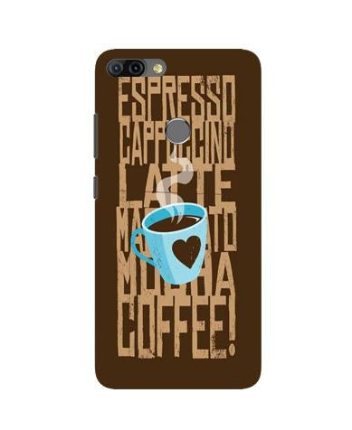 Love Coffee Mobile Back Case for Infinix Hot 6 Pro (Design - 351)