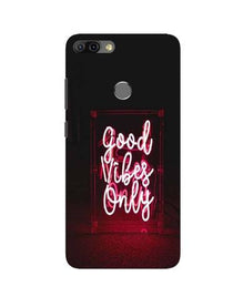 Good Vibes Only Mobile Back Case for Infinix Hot 6 Pro (Design - 354)