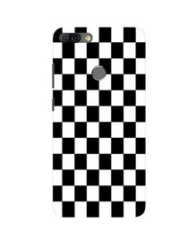 Black White Boxes Mobile Back Case for Infinix Hot 6 Pro (Design - 372)