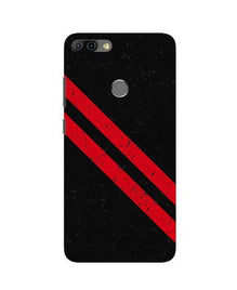 Black Red Pattern Mobile Back Case for Infinix Hot 6 Pro (Design - 373)