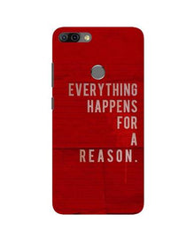 Everything Happens Reason Mobile Back Case for Infinix Hot 6 Pro (Design - 378)