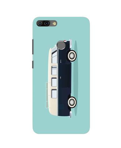 Travel Bus Mobile Back Case for Infinix Hot 6 Pro (Design - 379)