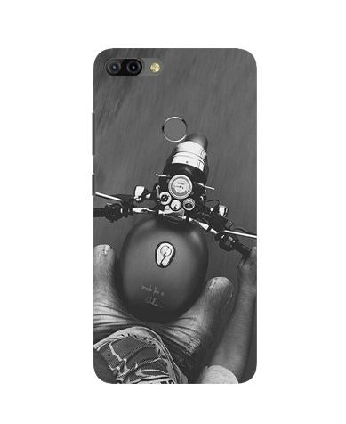 Royal Enfield Mobile Back Case for Infinix Hot 6 Pro (Design - 382)