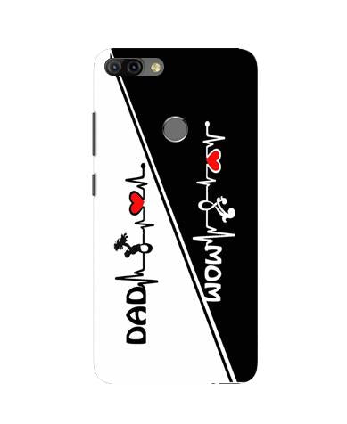 Love Mom Dad Mobile Back Case for Infinix Hot 6 Pro (Design - 385)