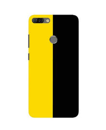 Black Yellow Pattern Mobile Back Case for Infinix Hot 6 Pro (Design - 397)