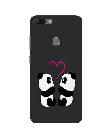 Panda Love Mobile Back Case for Infinix Hot 6 Pro (Design - 398)
