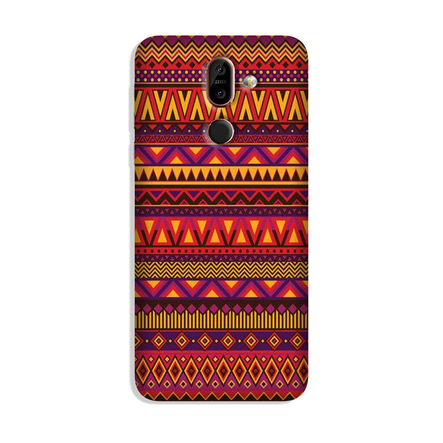 Zigzag line pattern2 Case for Nokia 8.1