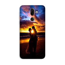 Couple Sea shore Case for Nokia 8.1