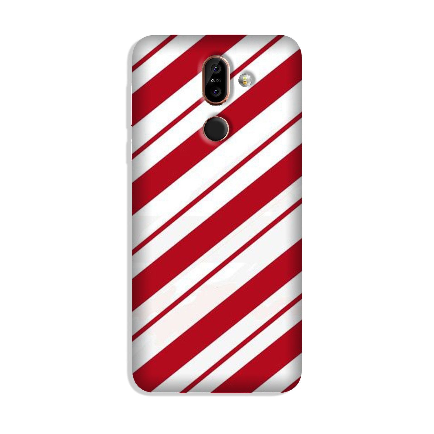 Red White Case for Nokia 8.1