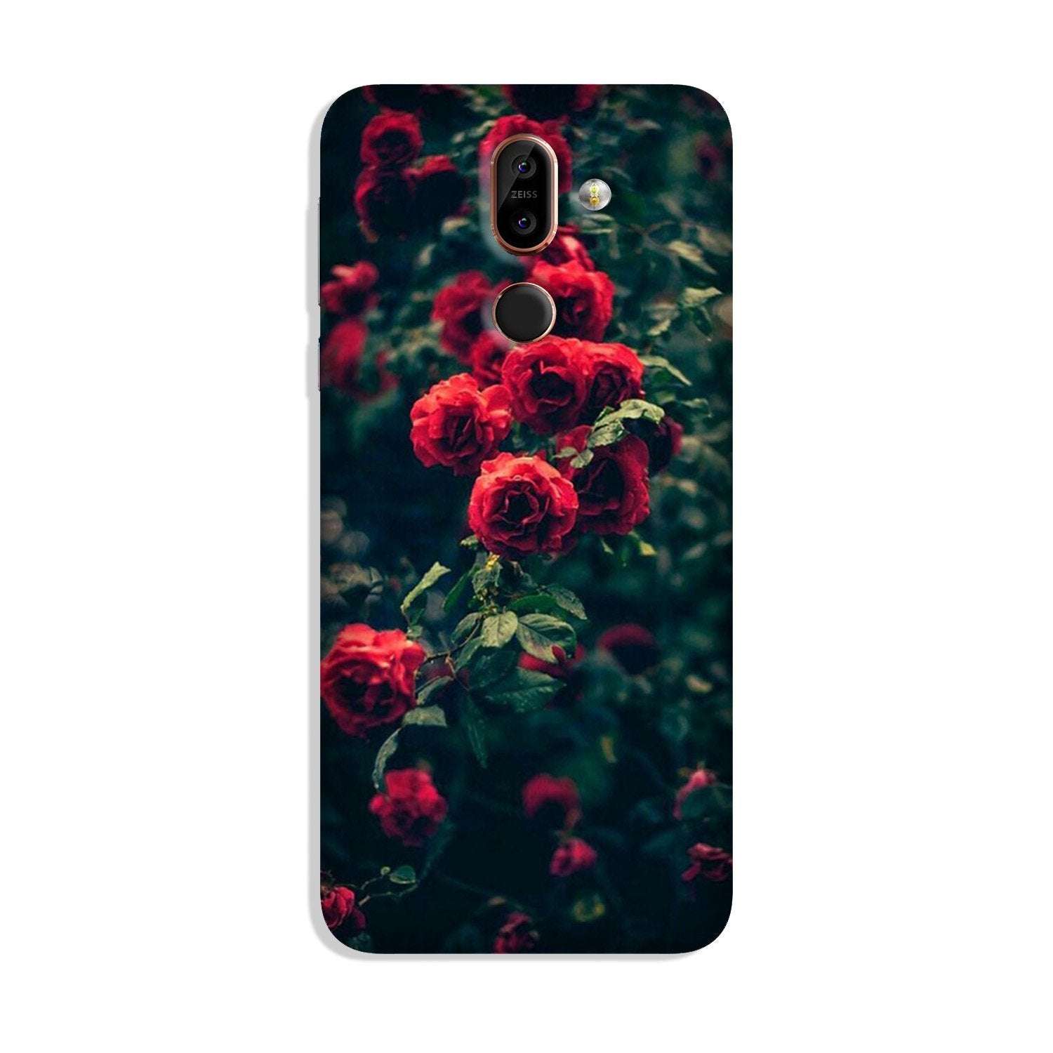 Red Rose Case for Nokia 8.1