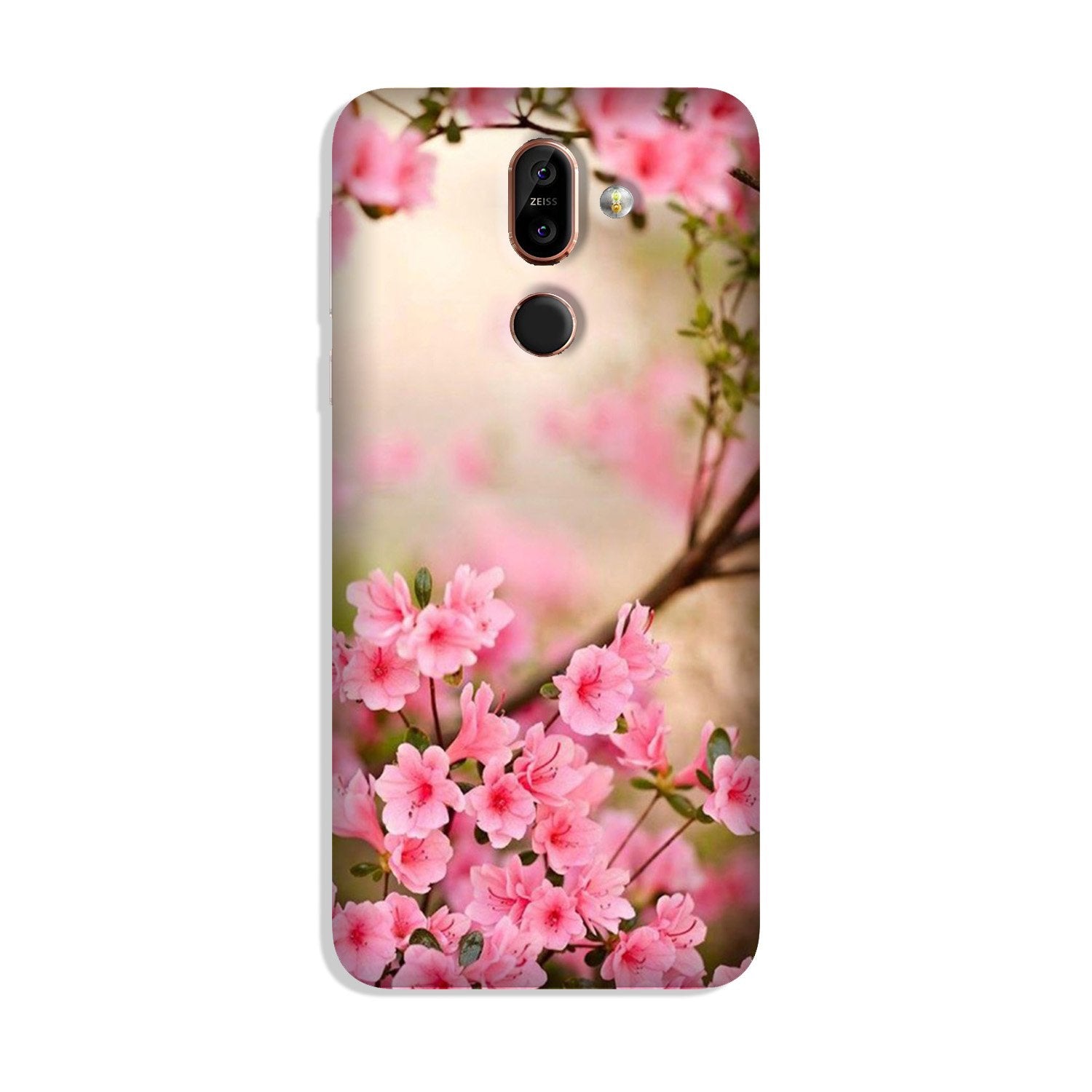 Pink flowers Case for Nokia 8.1