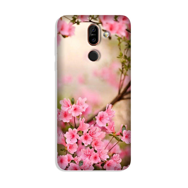 Pink flowers Case for Nokia 8.1