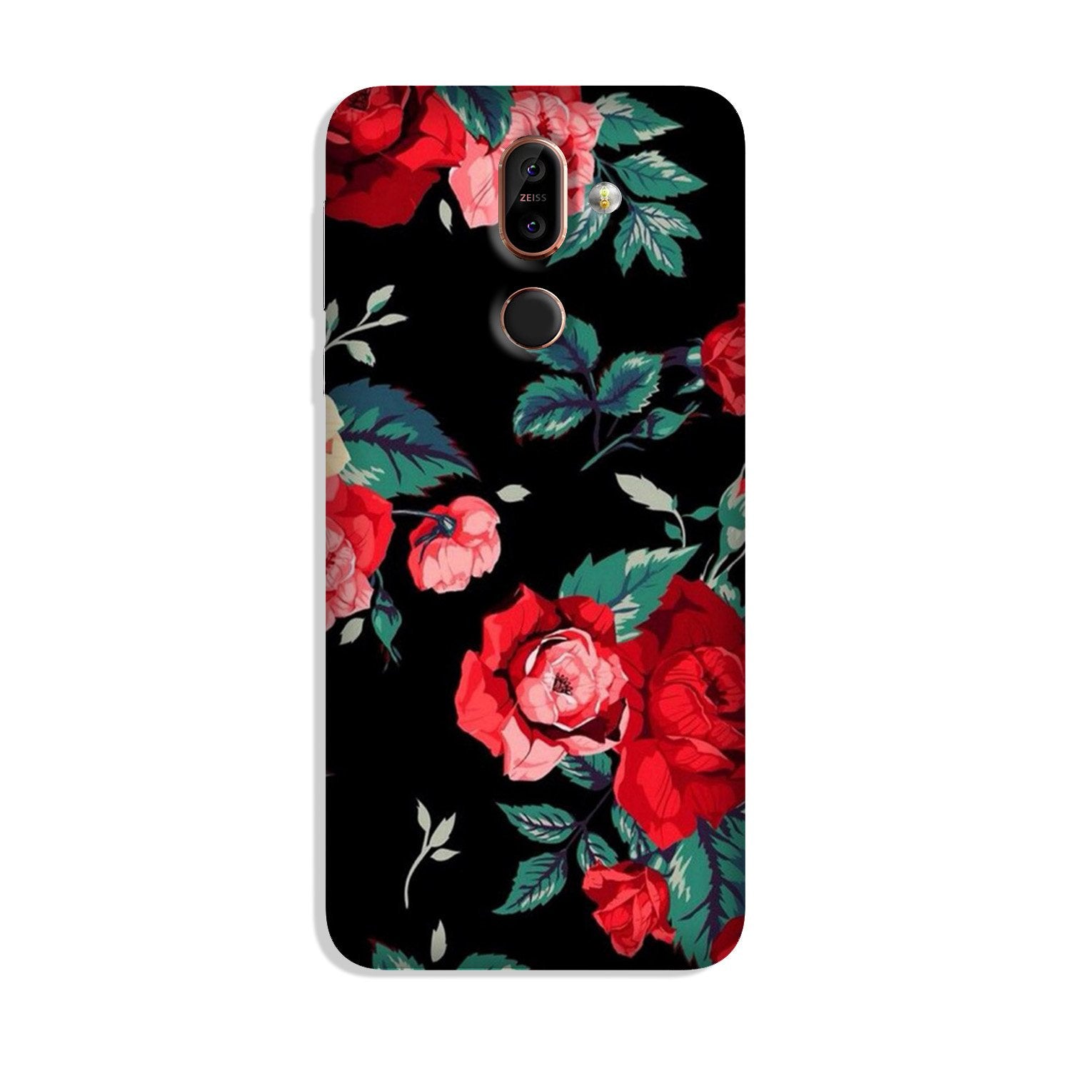 Red Rose2 Case for Nokia 8.1