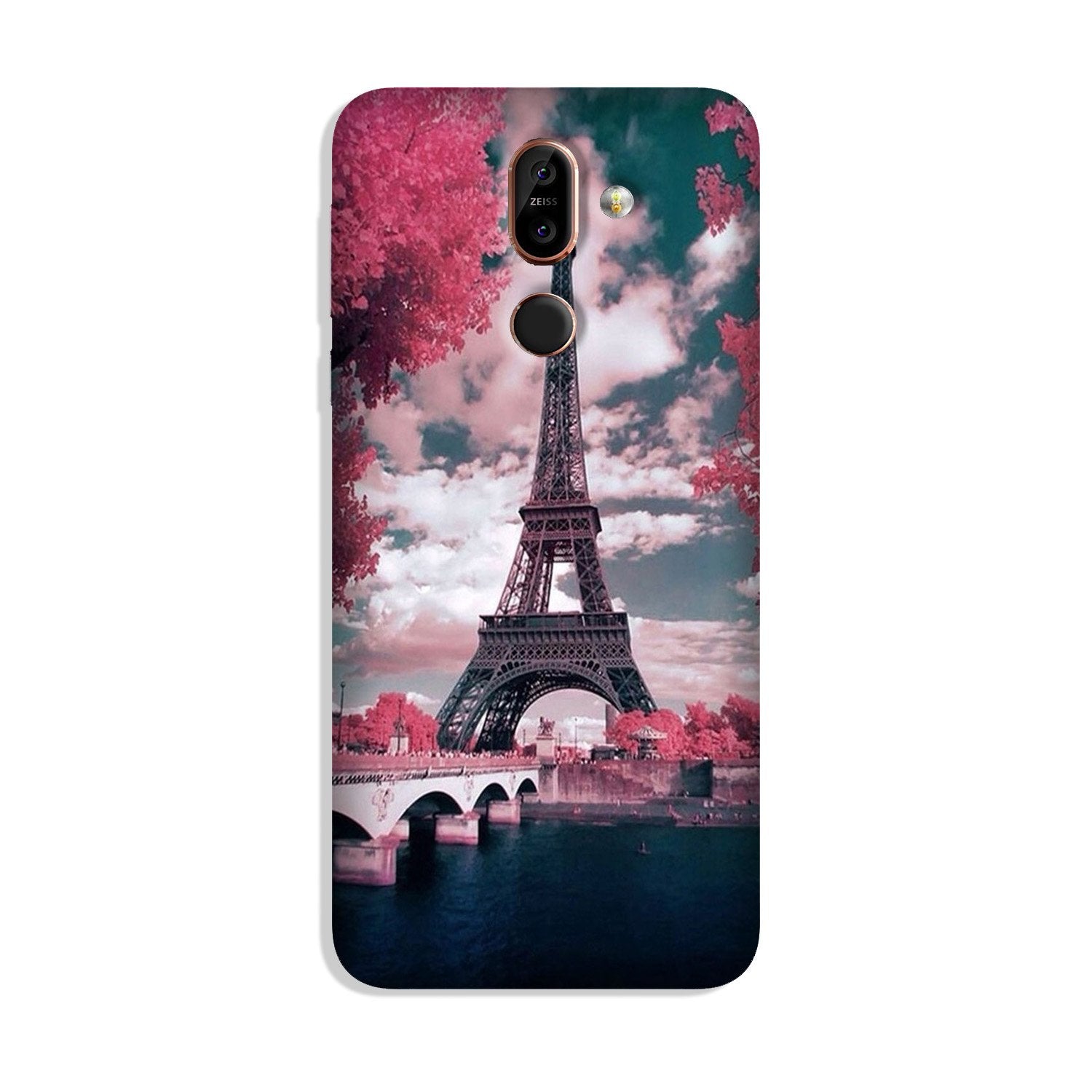 Eiffel Tower Case for Nokia 8.1(Design - 101)