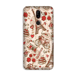 Love Paris Case for Nokia 8.1(Design - 103)