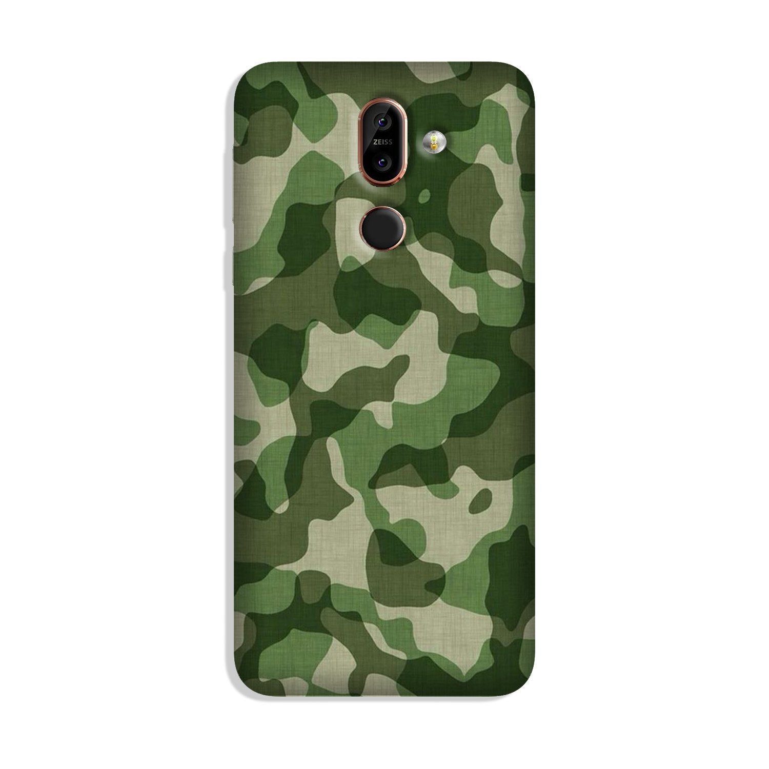 Army Camouflage Case for Nokia 8.1(Design - 106)