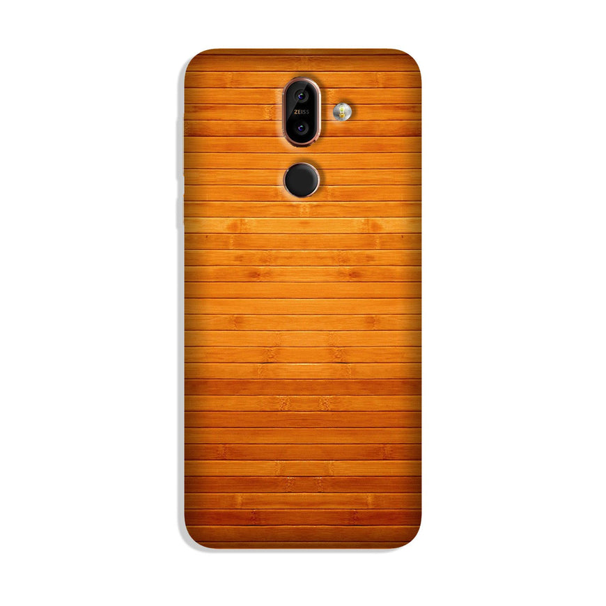 Wooden Look Case for Nokia 8.1  (Design - 111)